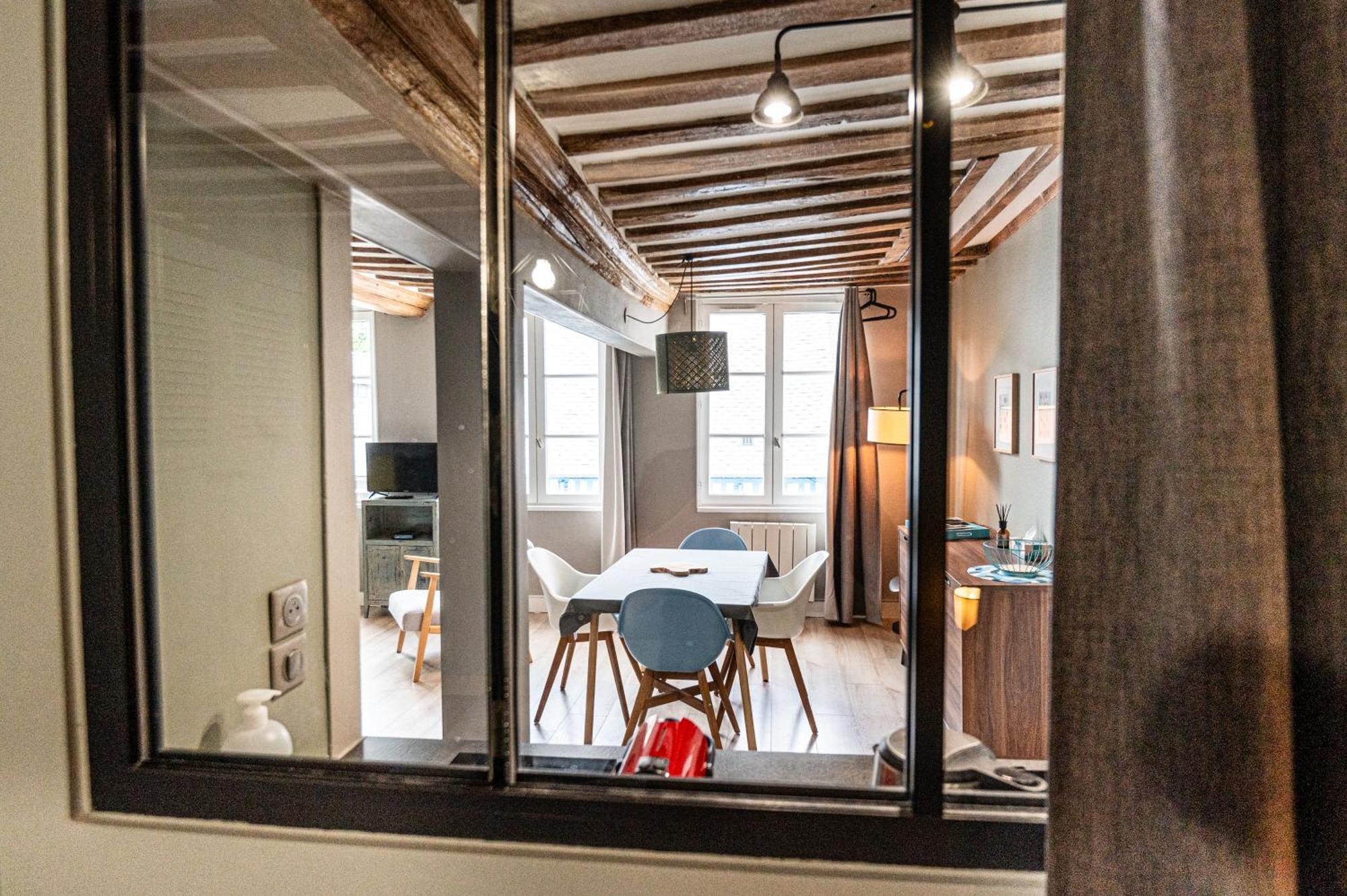 Cosy Loft - Plein Centre D'Honfleur Daire Dış mekan fotoğraf